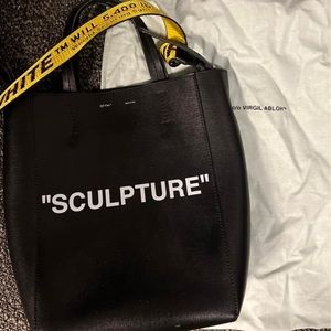 Off-white tote bag